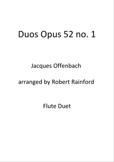Duos Op 52 no 1