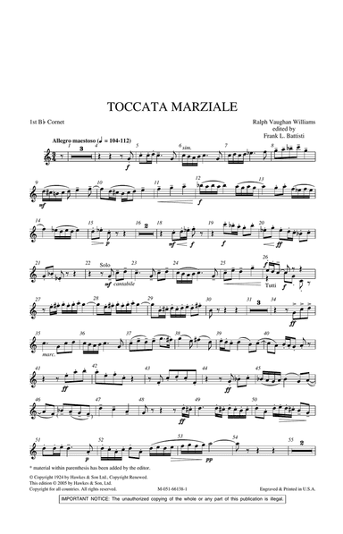 Toccata Marziale - 1st Bb Cornet 1