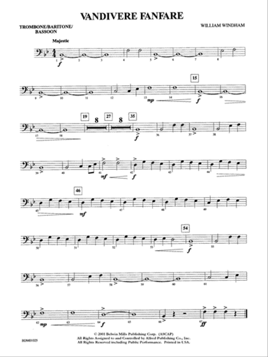 Vandivere Fanfare: 1st Trombone