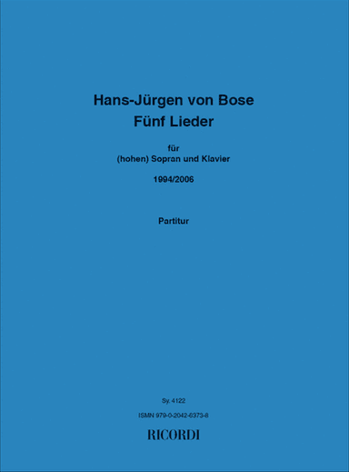 5 Lieder
