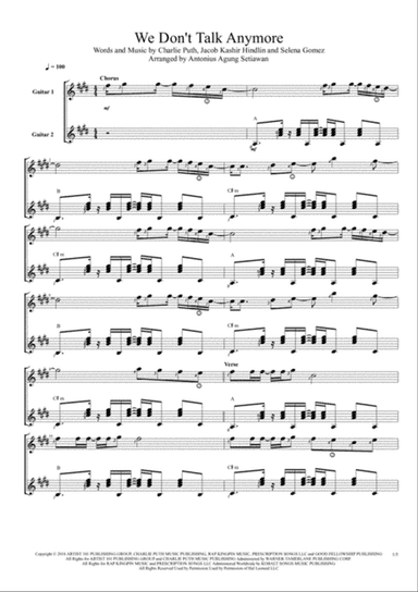 We Don't Talk Anymore