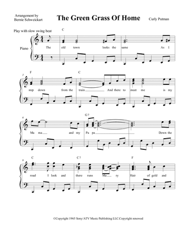 Green Green Grass Of Home