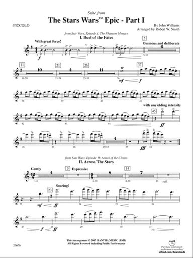Suite from the Star Wars Epic -- Part I: Piccolo