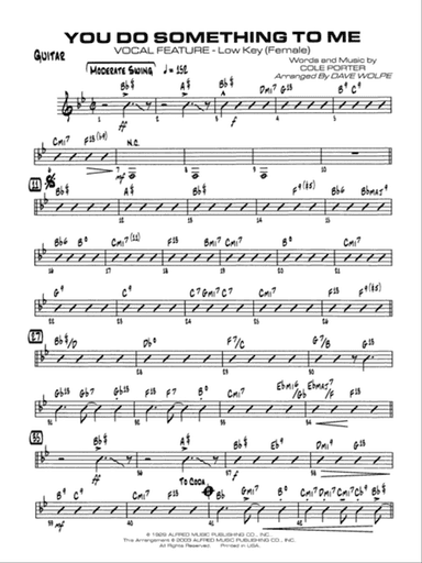 You Do Something to Me: Guitar