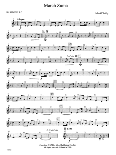 March Zuma: Baritone T.C.