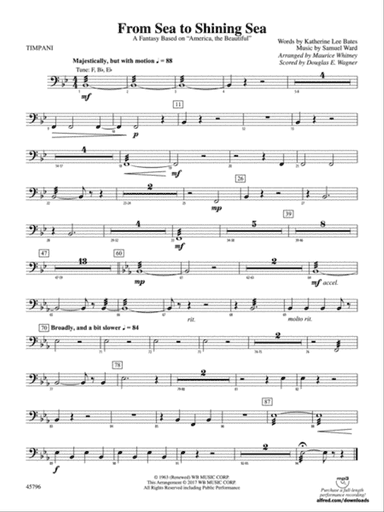From Sea to Shining Sea: Timpani
