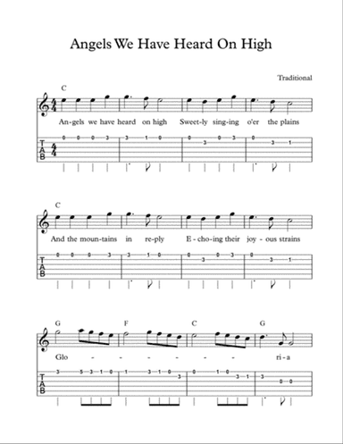 Angels we Have Heard on High