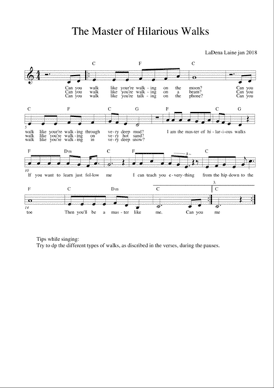 I am the master of walks