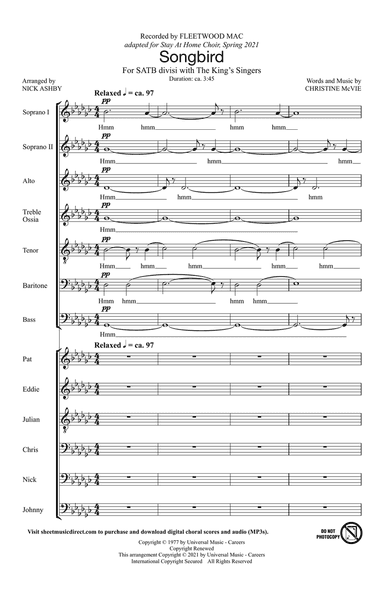 Songbird (arr. Nick Ashby)