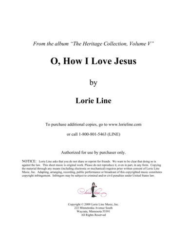O, How I Love Jesus