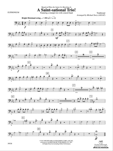 A Saint-sational Trio!: Baritone B.C.