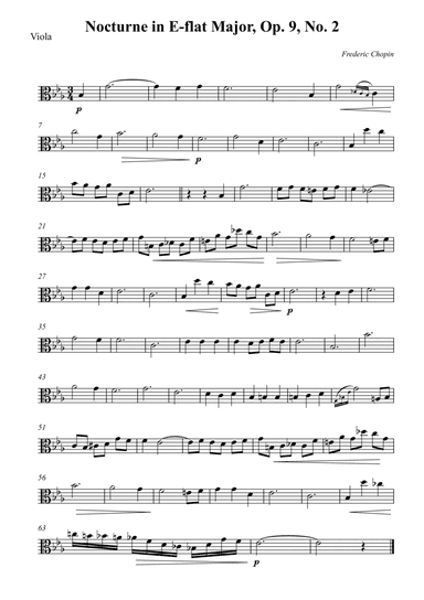 Nocturne in E-flat Major, Op. 9, No. 2