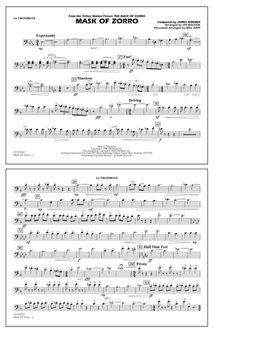 Mask of Zorro (arr. Jay Bocook) - 1st Trombone