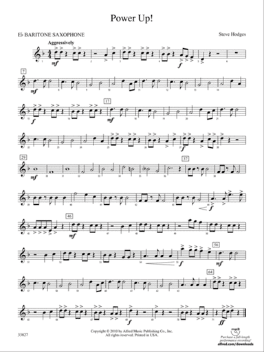 Power Up!: E-flat Baritone Saxophone