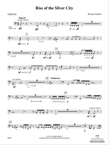 Rise of the Silver City: Timpani