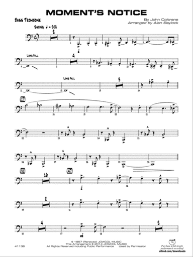 Moment's Notice: Bass Trombone