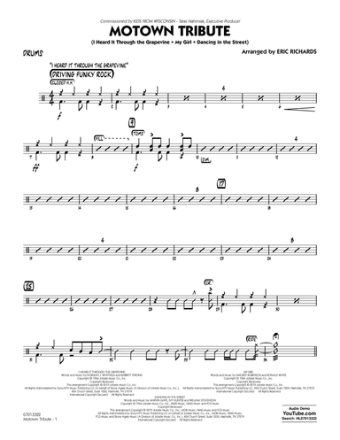 Motown Tribute - Drums