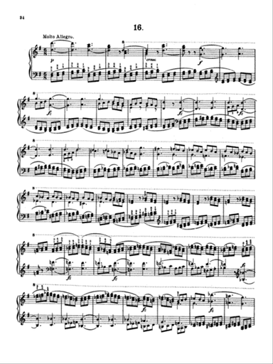 Clementi: Gradus ad Parnassum (Twenty-nine Selected Studies)