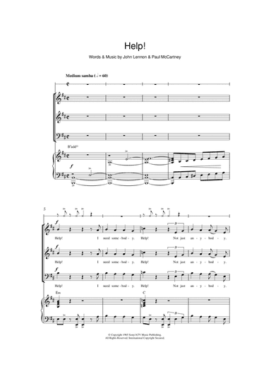 Help! (arr. Patrick Gazard)