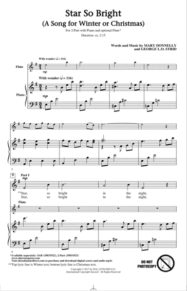 Star So Bright (A Song For Winter Or Christmas)