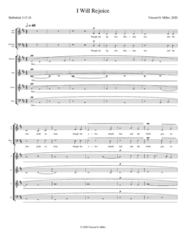 I Will Rejoice SATB with soli