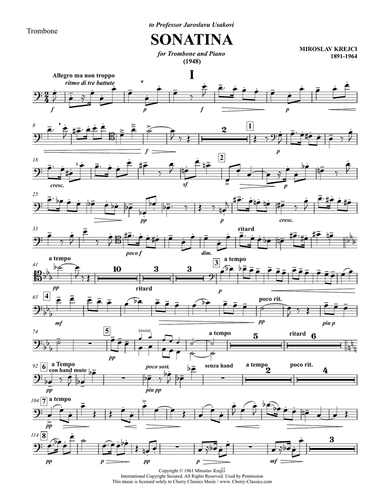 Sonatina for Trombone & Piano