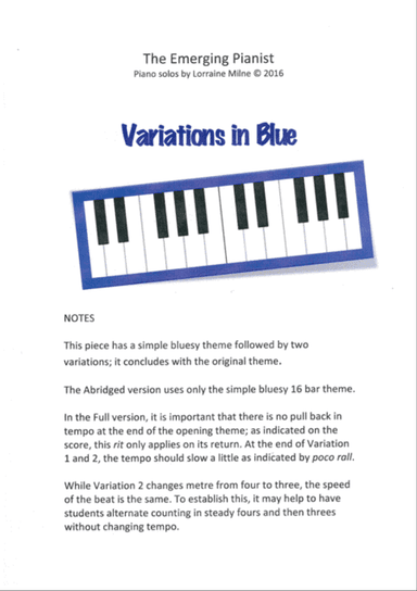 Variations in Blue