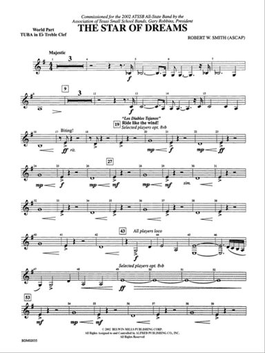 The Star of Dreams: (wp) E-flat Tuba T.C.