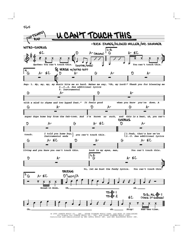 U Can't Touch This