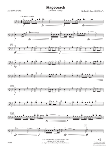 Stagecoach: 2nd Trombone