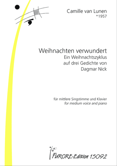 Weihnachten verwundert. A christmas cycle of three poems by Dagmar Nick