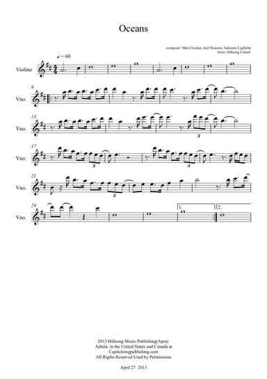 Oceans (where Feet May Fail)