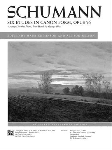 Schumann: Six Etudes in Canon Form, Opus 56 - Piano Duet (1 Piano, 4 Hands)