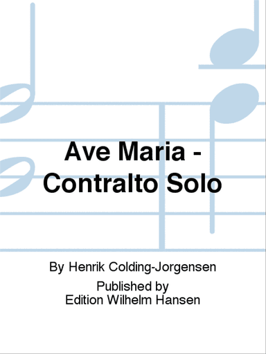 Ave Maria - Contralto Solo