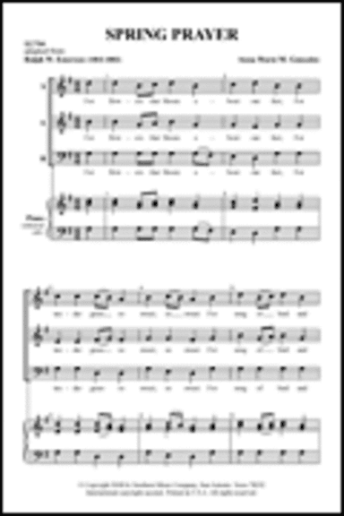 Spring Prayer P.o.p