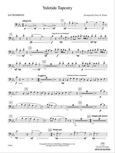 Yuletide Tapestry: 3rd Trombone