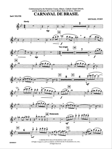 Carnaval de Brasil: 2nd Flute