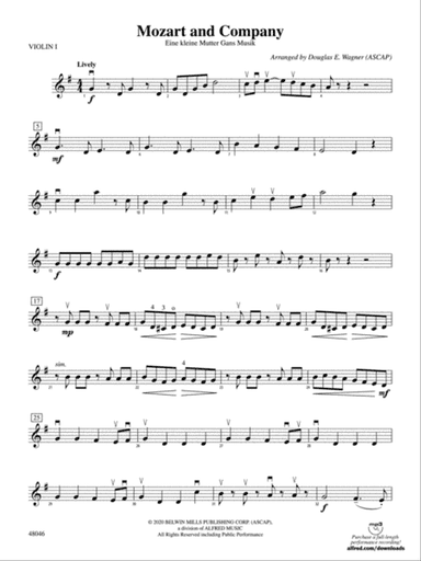 Mozart and Company: 1st Violin