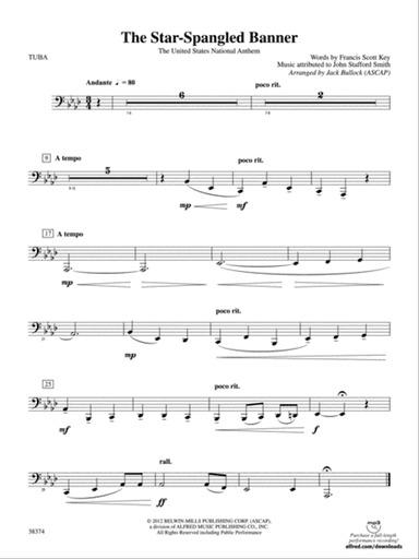 The Star-Spangled Banner: Tuba
