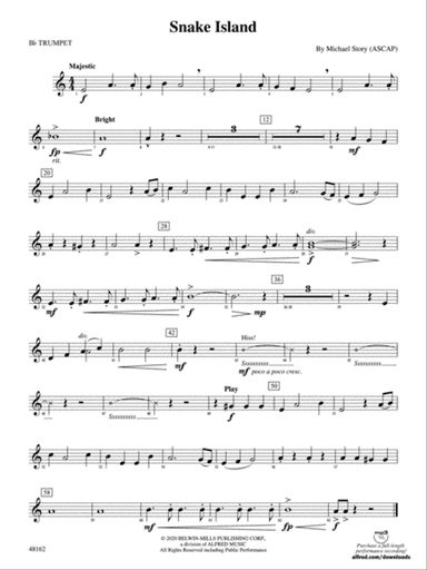Snake Island: 1st B-flat Trumpet