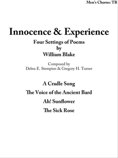 Innocence & Experience (Four Poems by William Blake) for TB Chorus with Piano Accompaniment