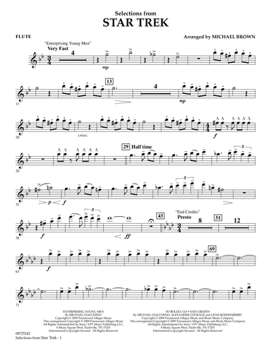 Selections from Star Trek - Flute
