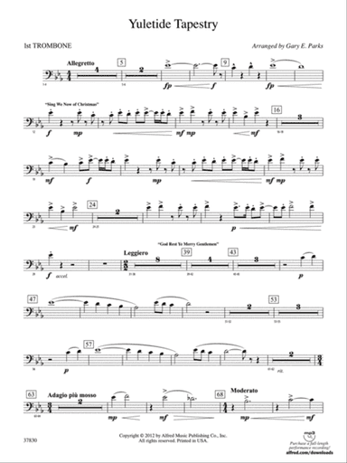 Yuletide Tapestry: 1st Trombone