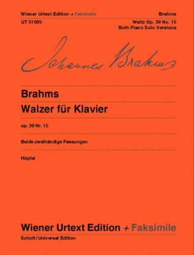 Waltz, op. 39, no. 15