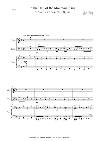 Peer Gynt, Suite No.1, Op. 46, In The Hall Of The Mountain King