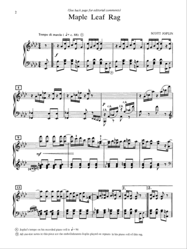 Joplin: Three Piano Rags