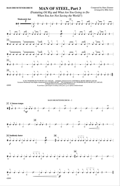 Man of Steel, Part 3: Bass Drum/Tenor Drum
