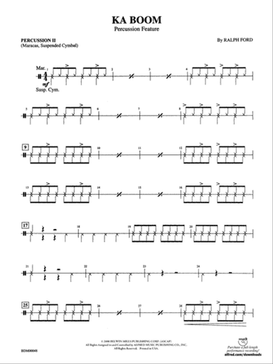 Ka Boom: 2nd Percussion