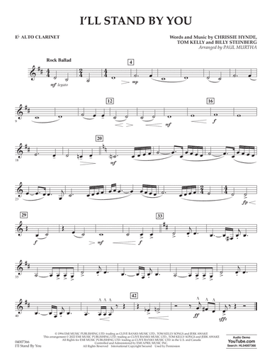 I'll Stand By You (arr. Paul Murtha) - Eb Alto Clarinet