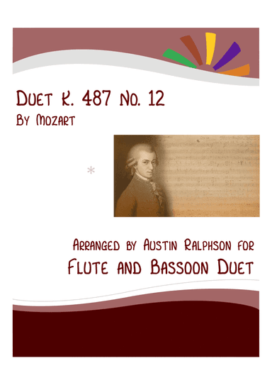 Mozart K. 487 No. 12 - flute and bassoon duet